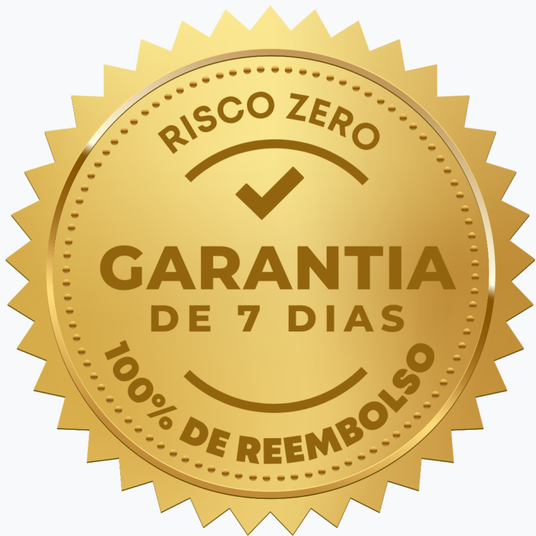 Selo de garantia incondicional de 7 dias